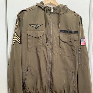 Vintage Military Bomber Jacket Size Small